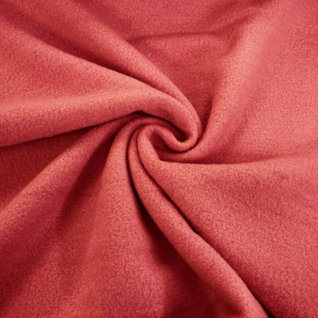 Flamingo Boiled Wool Fabric