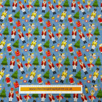 Nutcracker Christmas Polycotton