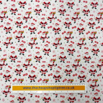 Ho Ho Santa Christmas Polycotton