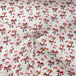 Ho Ho Santa Christmas Polycotton