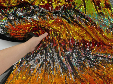 Fire & Ice Colour-Flip Sequin Tulle