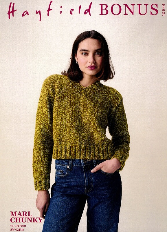Hayfield Sweater Pattern 10946