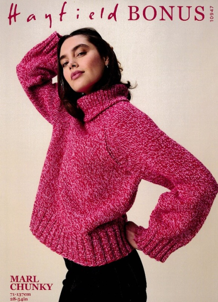 Hayfield Sweater Pattern 10947
