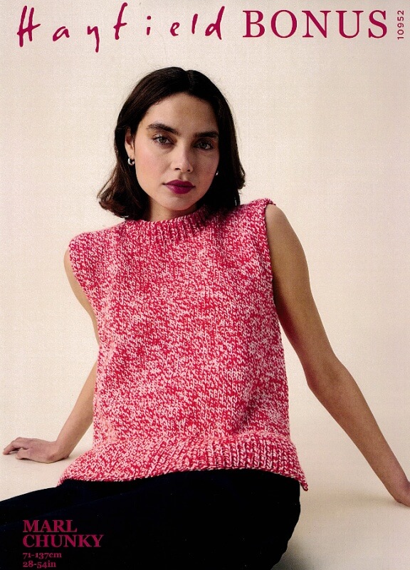 Hayfield Vest Pattern 10952