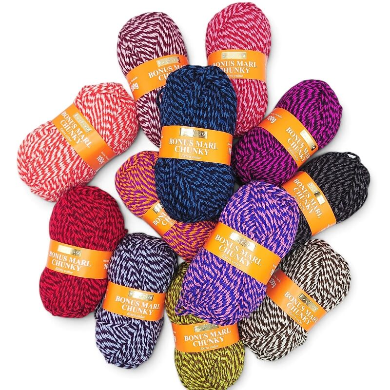 Hayfield Bonus Extra Value Marl Chunky 100g