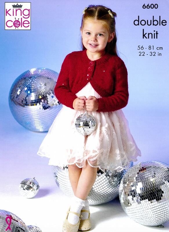 King Cole Cardigans Pattern 6600