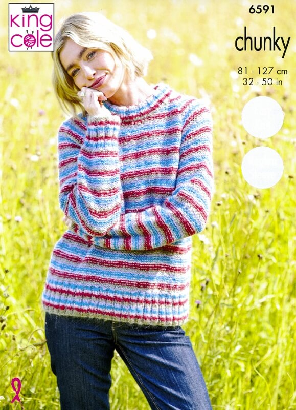 King Cole Cardigan and Sweater Pattern 6591