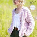 King Cole Sweater, Cardigan and Scarf Pattern 6596