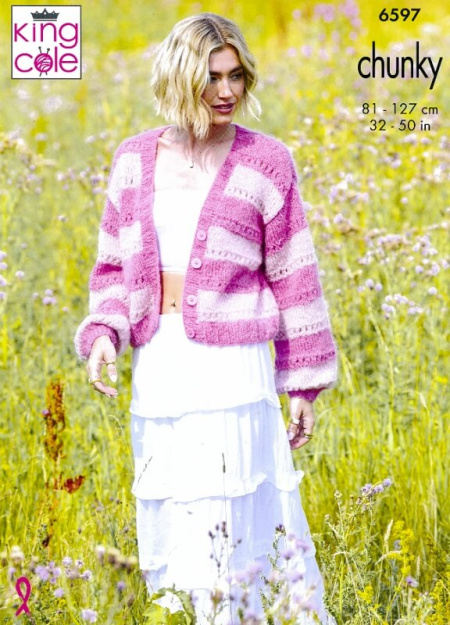 King Cole Sweater and Cardigan Pattern 6597