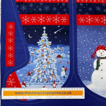 Tomten Woodland Friends Stocking Panel