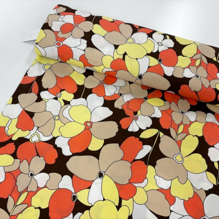 Retro Stretch Cotton Fabric