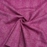 Cerise Herringbone Wool