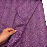 Purple Herringbone Wool