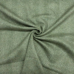 Green Herringbone Wool