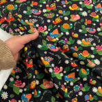 Snails and Insects Quilting Cotton