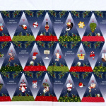 Woodland Animals Christmas Bunting Panel