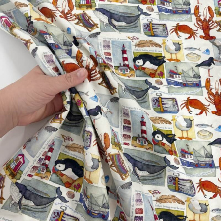 Emma Ball Coastal Pieces Quilting Cotton