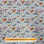 Emma Ball Boats & Lighthouses Quilting Cotton
