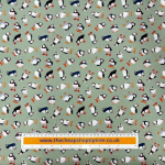 Emma Ball Puffins Quilting Cotton