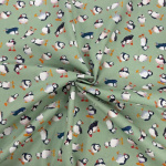 Emma Ball Puffins Quilting Cotton