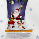 Medium Woodland Christmas Stocking Panel