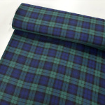 Black Watch Polyester Viscose Plaid