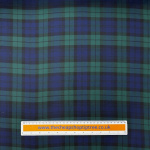 Black Watch Polyester Viscose Plaid
