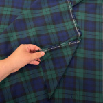 Black Watch Polyester Viscose Plaid