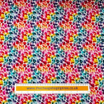 Rainbow Leopard Print Cotton Jersey