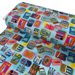 Sardine Tins Cotton Jersey