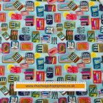 Sardine Tins Cotton Jersey