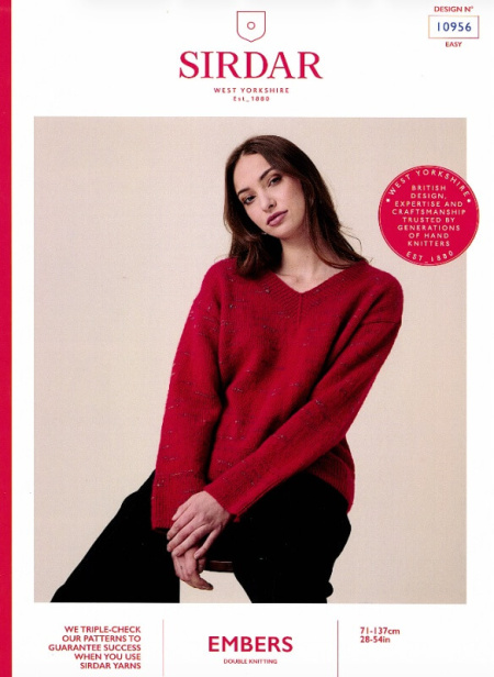 Sirdar Sweater Pattern 10956