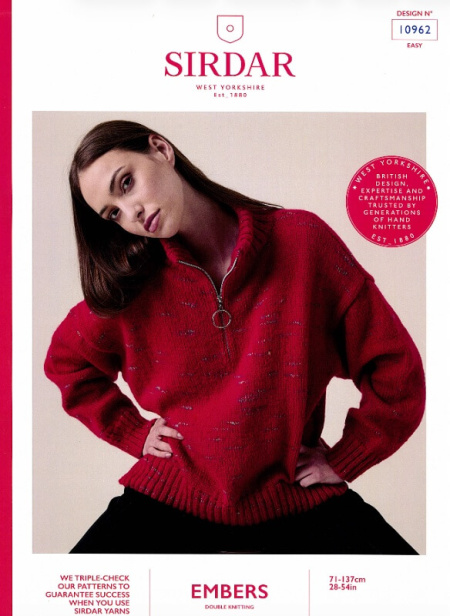 Sirdar Sweater Pattern 10962