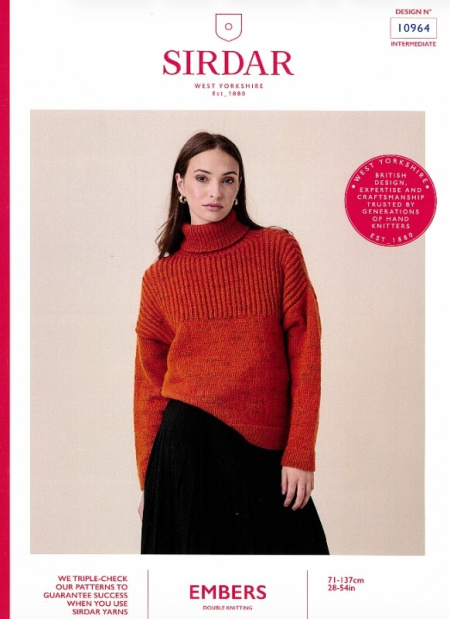 Sirdar Sweater Pattern 10964