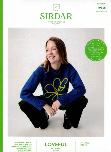 Sirdar Sweater Pattern 10968