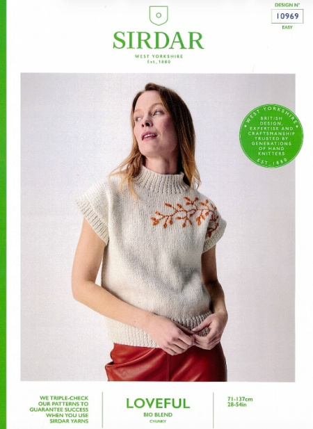 Sirdar Sweater Pattern 10969