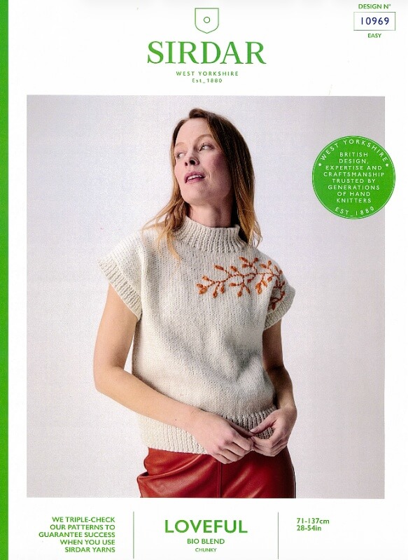 Sirdar Sweater Pattern 10969