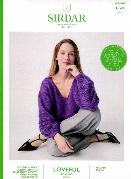 Sirdar Sweater Pattern 10970