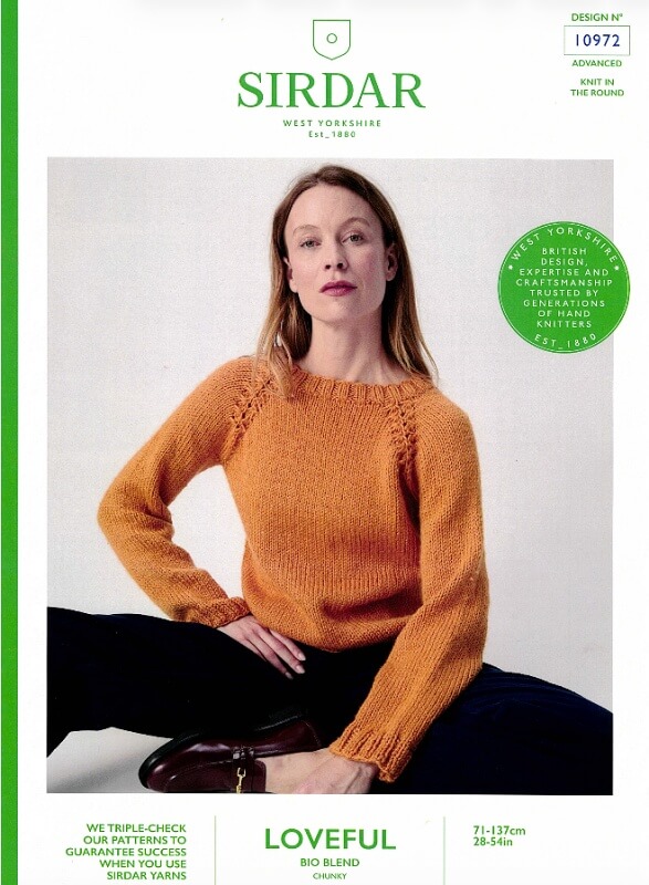 Sirdar Sweater Pattern 10972
