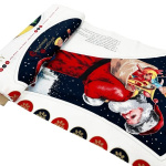 Large Vintage Saint Nick Stocking