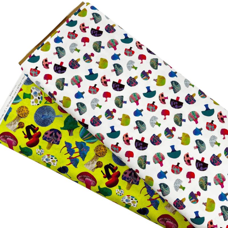 Modern Mushrooms Quilting Cottons