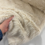 Cream Llama Faux Fur