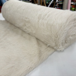 Cream Llama Faux Fur