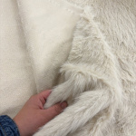 Cream Llama Faux Fur