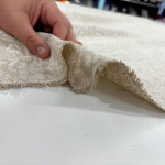 William Morris White Linen Look Panamas