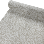 William Morris White Linen Look Panamas