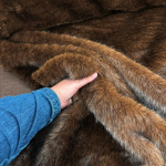 Brown Beaver Faux Fur