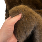 Brown Beaver Faux Fur