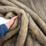 Moose Brown Faux Fur