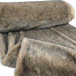 Moose Brown Faux Fur
